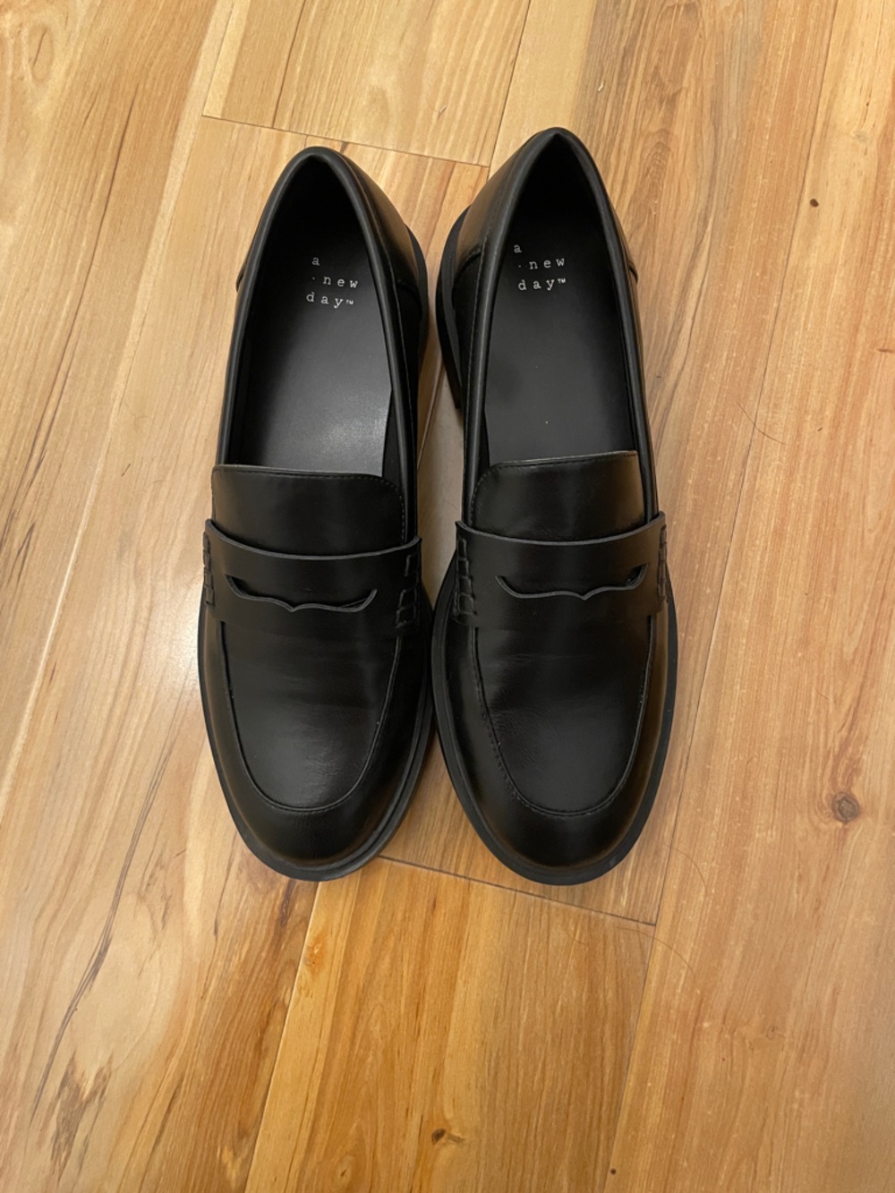 a new day Black Classic Penny Loafers
